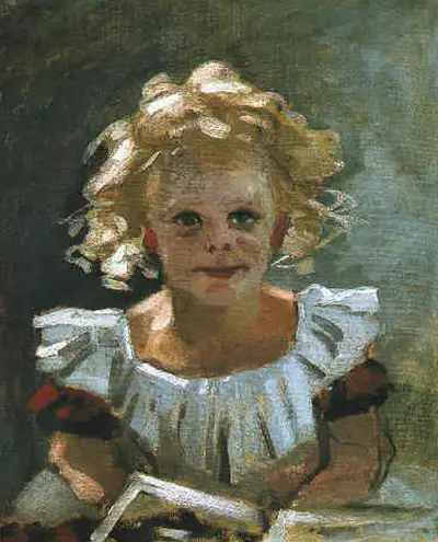 Portrait of Young Louis Gaudibert Claude Monet